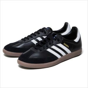 Adidas black sambas